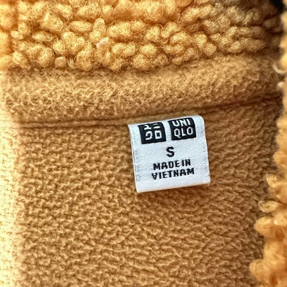 Uniqlo Pile-Lined Fleece Sherpa Teddy Jacket Size Small - Picture 2 of 10